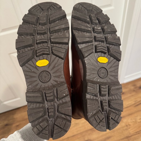 UGG Men's Kennen Waterproof Boot - Brown Leather - Size 10 - Like New - Picture 12 of 12